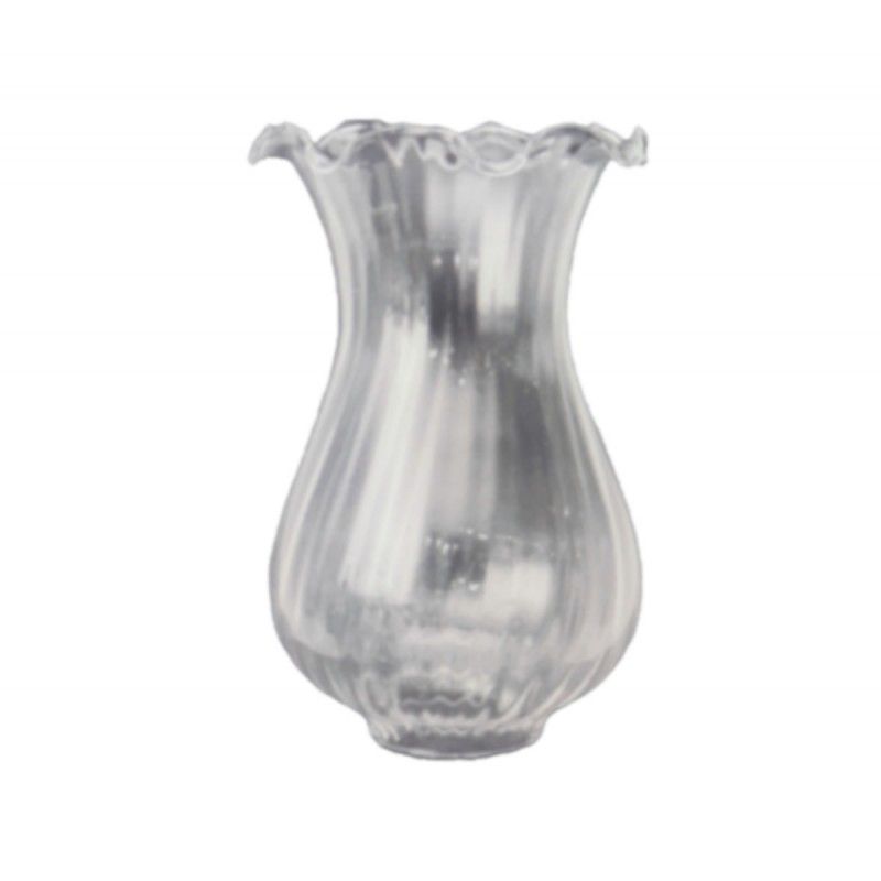 Cristina tulipe en verre mat 19x13cm bouche 5cm LTDE 92-X