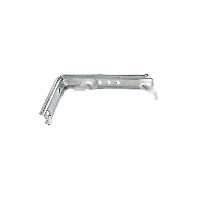 Soporte Doble Para Riel Aluminio Blanco Reforzado AFT 05431647