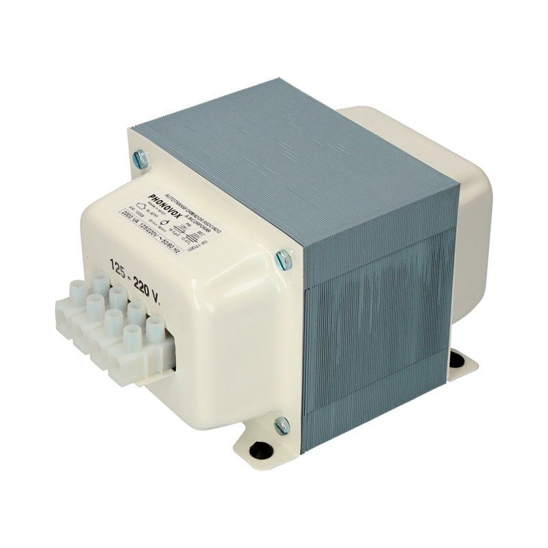 Autotransformador reversível 1500va 1050w 125 220v Phonovox