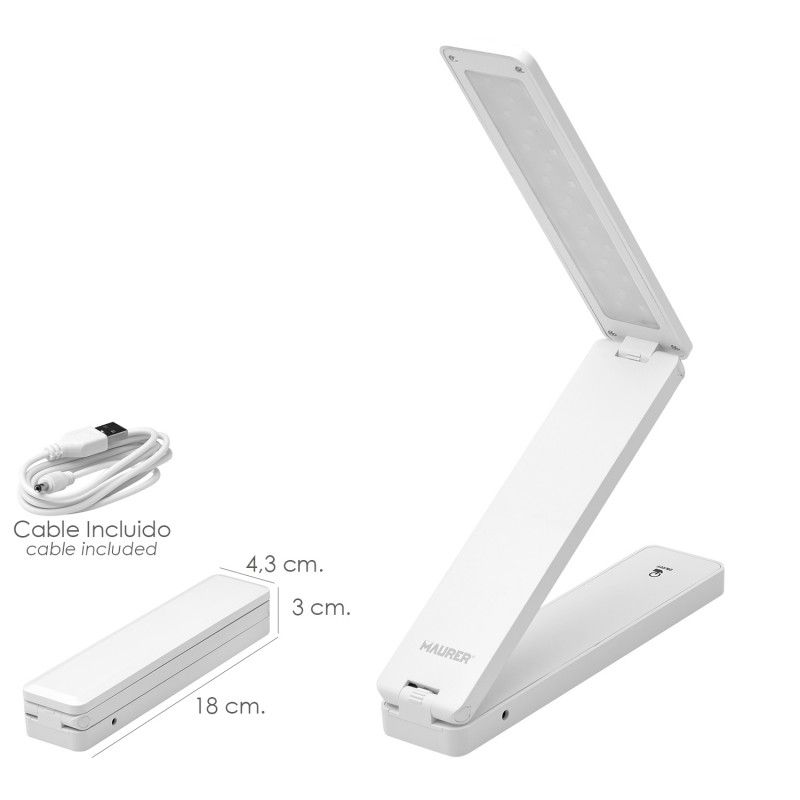 Lampara Led Mesa Plegable Articulada 180 Lumenes AFT 19071660