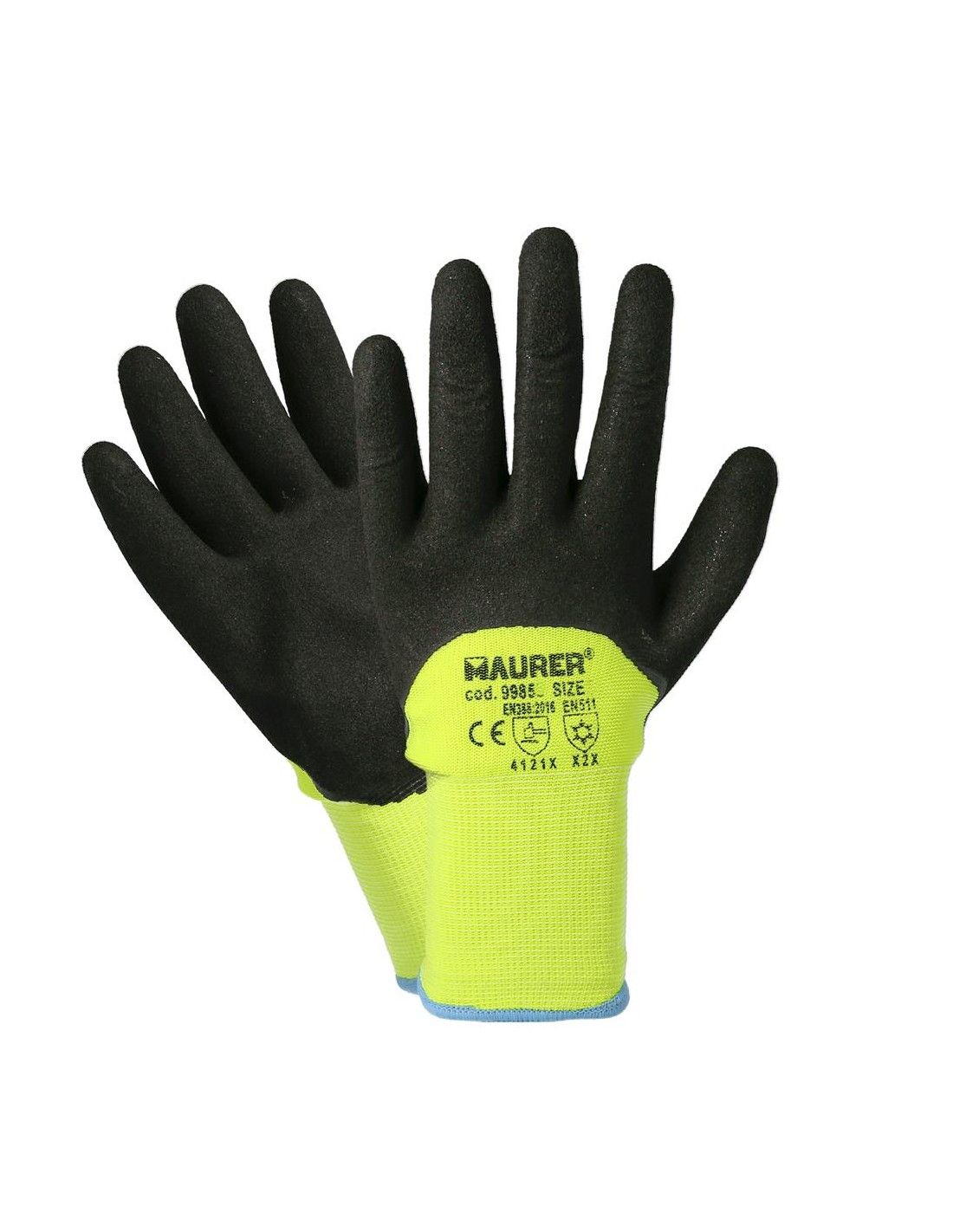 Gants d'hiver rembourrés en polyester de 9 po avec revêtement en mousse