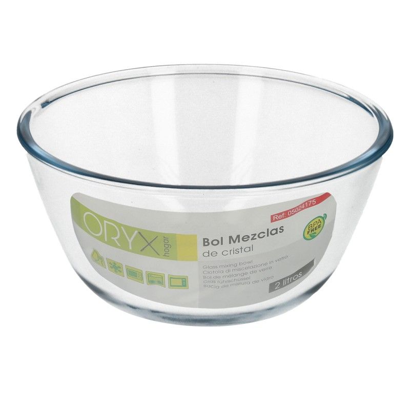 Pyrex Ciotola in vetro da 3 L, bianca : : Casa e cucina