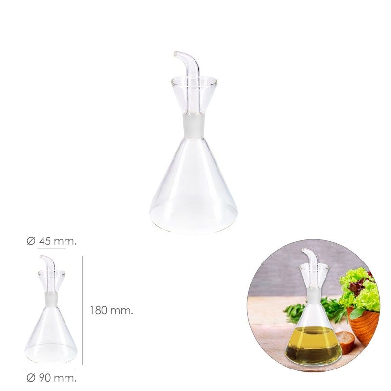 Tienda Eurasia® - Oliera salvagoccia in vetro, oliera classica per cucina  (250 ml) : : Casa e cucina