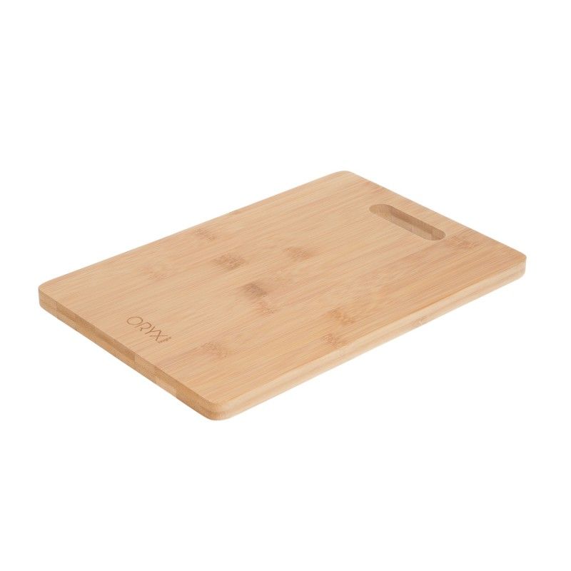 Tabla Cortar Cocina Fabricada En Madera De Bambu 100% Con Asa 30x20 cm.Tabla Cortar,Carne Pescado,Verduras,Frutas,Alimentos AFT 