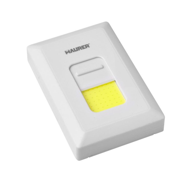 Aplique LED de parede com interruptor deslizante 400 lúmens 4 AAAA (não incluído)