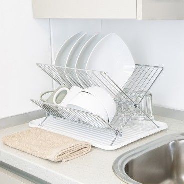 https://www.latiendadeelectricidad.com/187743-medium_default/folding-dish-rack-with-chrome-steel-grid-and-drying-tray-2-levels-aft-05422030.jpg