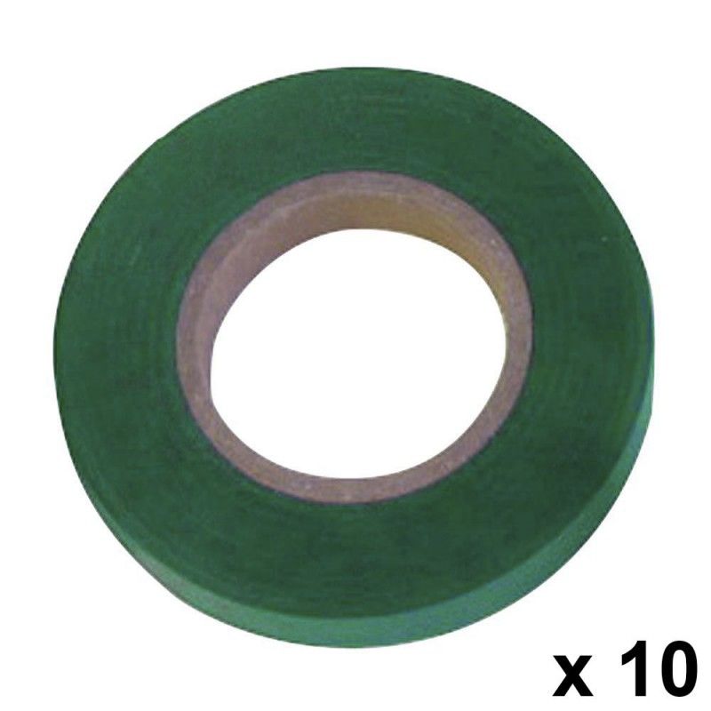 Fita de amarração 11 x 0,15 mm. x 26 metros Verde (Pacote 10 Rolos)