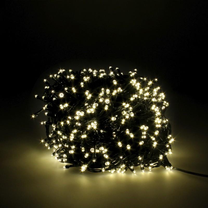 Luzes de Natal 1000 Leds Branco Quente IP44