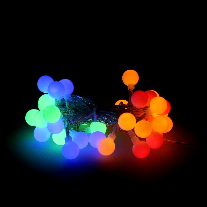 Esfera de Luzes de Natal 40 Leds Multicoloridos. IP44