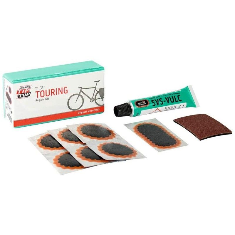 Kit De Parches Para Bici, Kit Completo 7 Parches Con Pegamento y Lija AFT 02323500