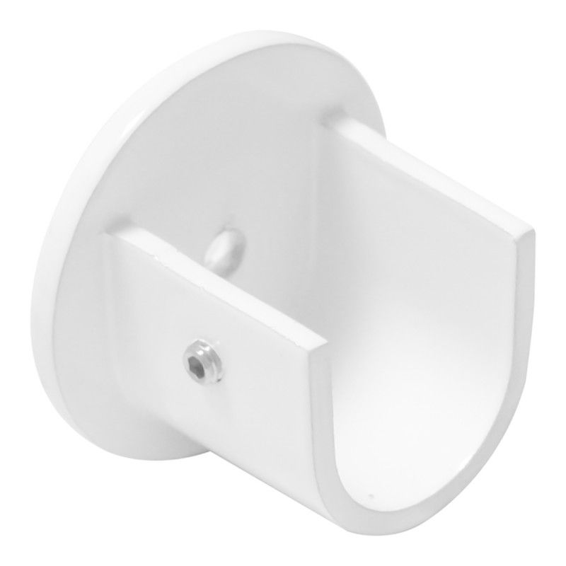 Soporte Zirconio Lateral Para Barras Ø 20 mm. Acabado Blanco (2 Piezas) AFT 05432990