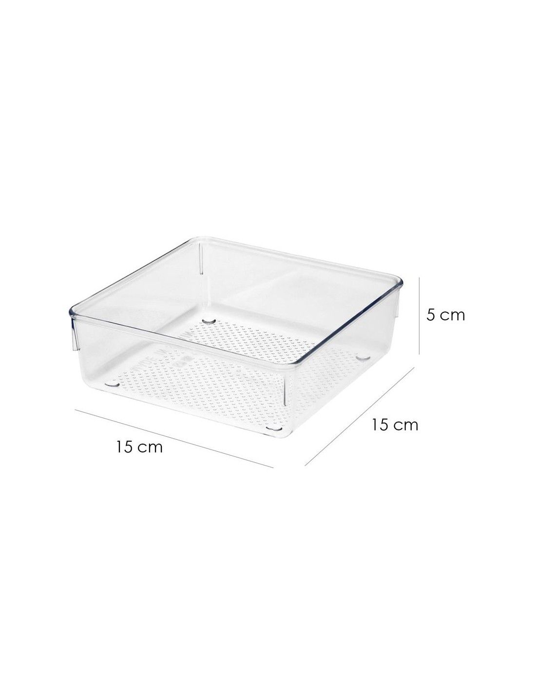 Organizer in plastica Sistema Nº6 7,5x23x5 cm.