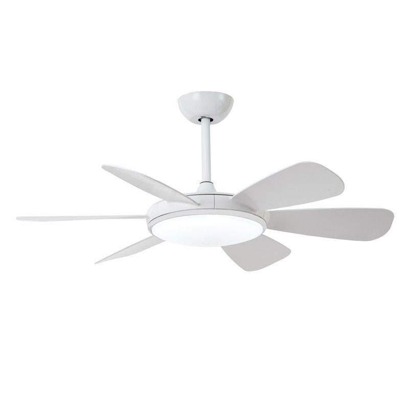 VENTILADOR LED CCT 6 PALAS MODE BLANCO