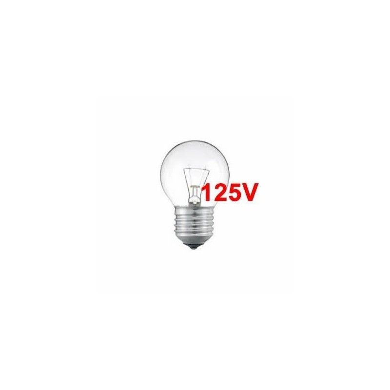 Lâmpada incandescente 125V esférica 60W E27