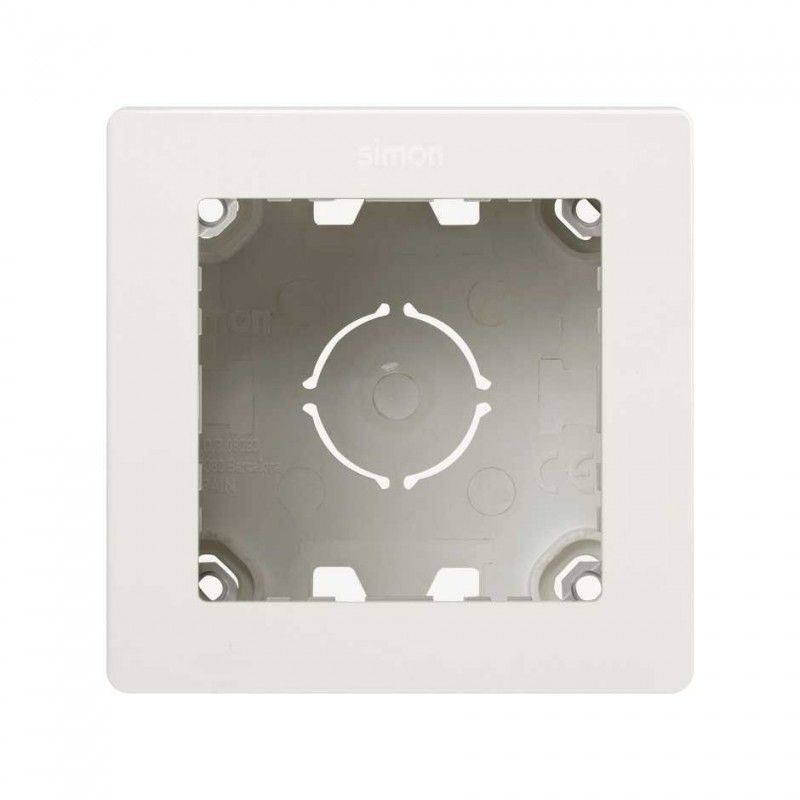 SIMON 270 | Caja de superficie compacta con 1 elemento blanco 20000811-090