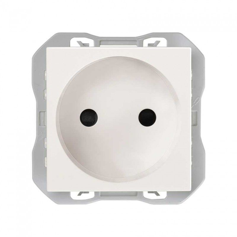 SIMON 270 | Base de enchufe bipolar blanco 20000431-090