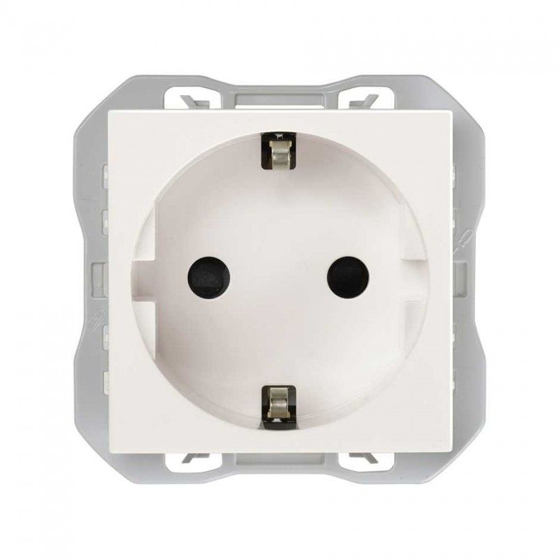 SIMON 270 | Schuko socket outlet white quick connection 20000472-090