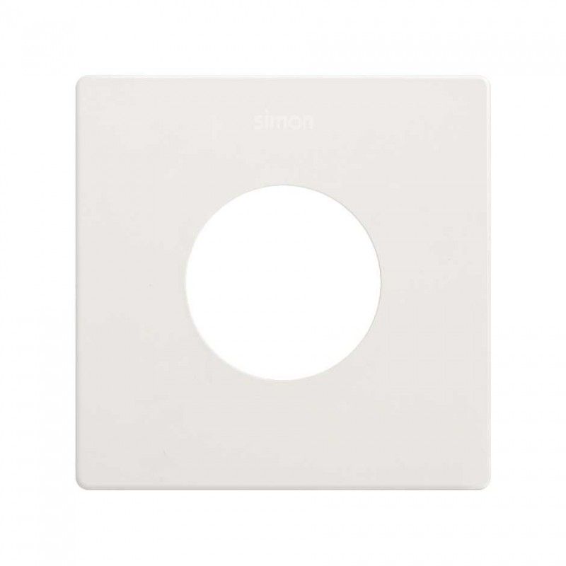 SIMON 270 | Minimal aesthetic frame for socket with 1 white element 27110610-090