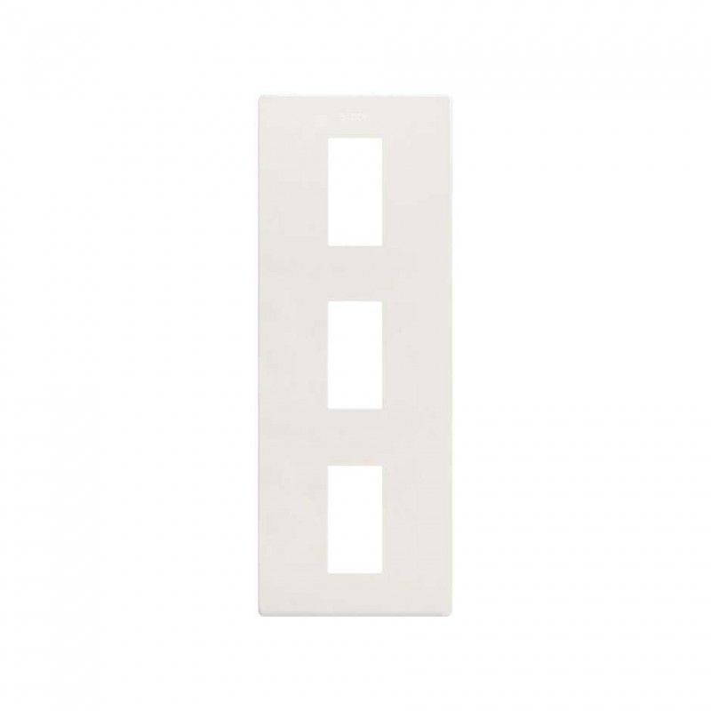 SIMON 270 | Vertical minimal aesthetic frame with 3 white elements 27111630-090