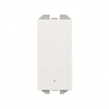 SIMON 270 | Interruttore luminoso 10 AX stretto bianco 20001204-090