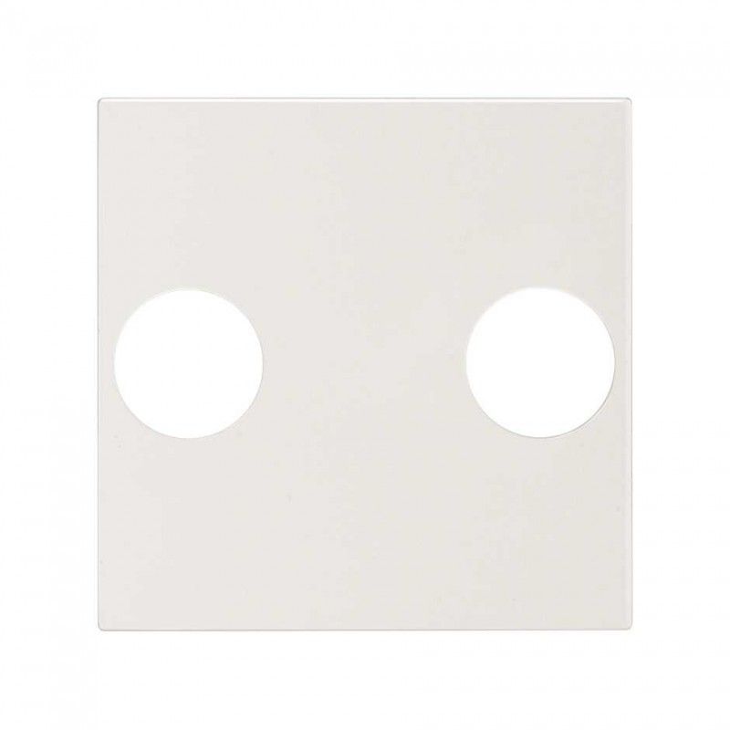 SIMON 270 | Cover for R-TV + SAT socket white 20000053-090