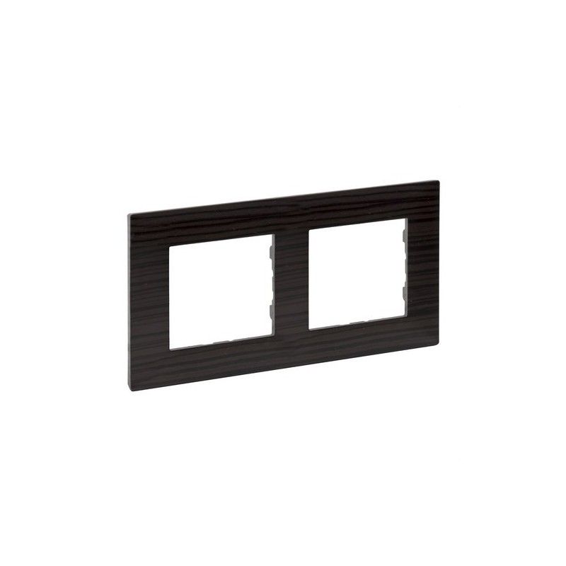 Placa Niloé Step, 2 elementos, madera oscura LEGRAND 864972