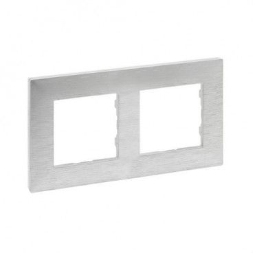 Placa Niloé Step, 2 elementos, aluminio pulido LEGRAND 864872