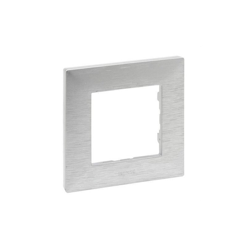 Placa Niloé Step, 1 elemento, aluminio pulido LEGRAND 864871