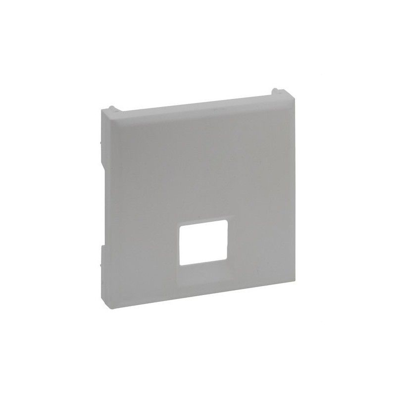 Frontal Niloé Step para bases telefónicas e informáticas RJ 45, aluminio LEGRAND 864342