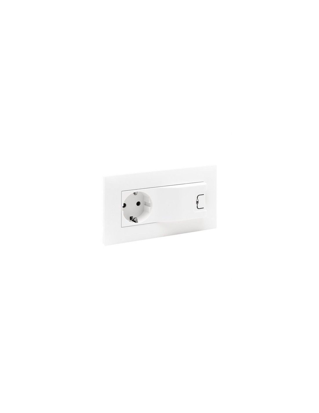 Enchufe + Toma de USB LEGRAND Niloé Step blanco