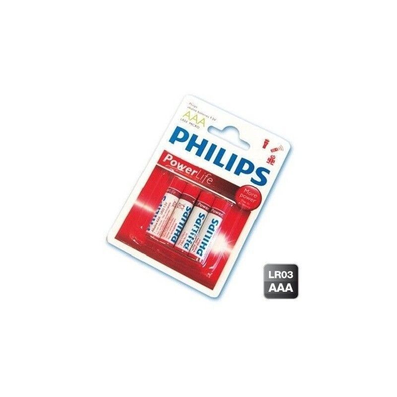 Pila alkalina AAA (R3) PHILIPS