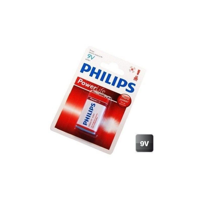 Bateria alcalina PHILIPS 9V