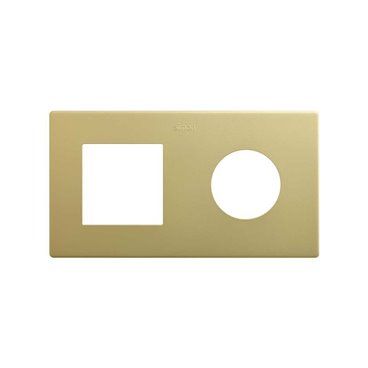 SIMON 270 | Châssis minimum avec 2 éléments 1 prise + 1 module cuivre 27190620-097