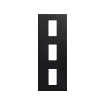SIMON 270 | Cadre esthétique minimaliste vertical avec 3 éléments noirs mat 27111630-098