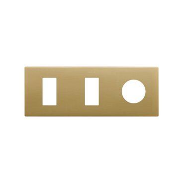 SIMON 270 | Cadre esthétique minimum 3 éléments enfichables + 2 modules étroits or 27191630-095