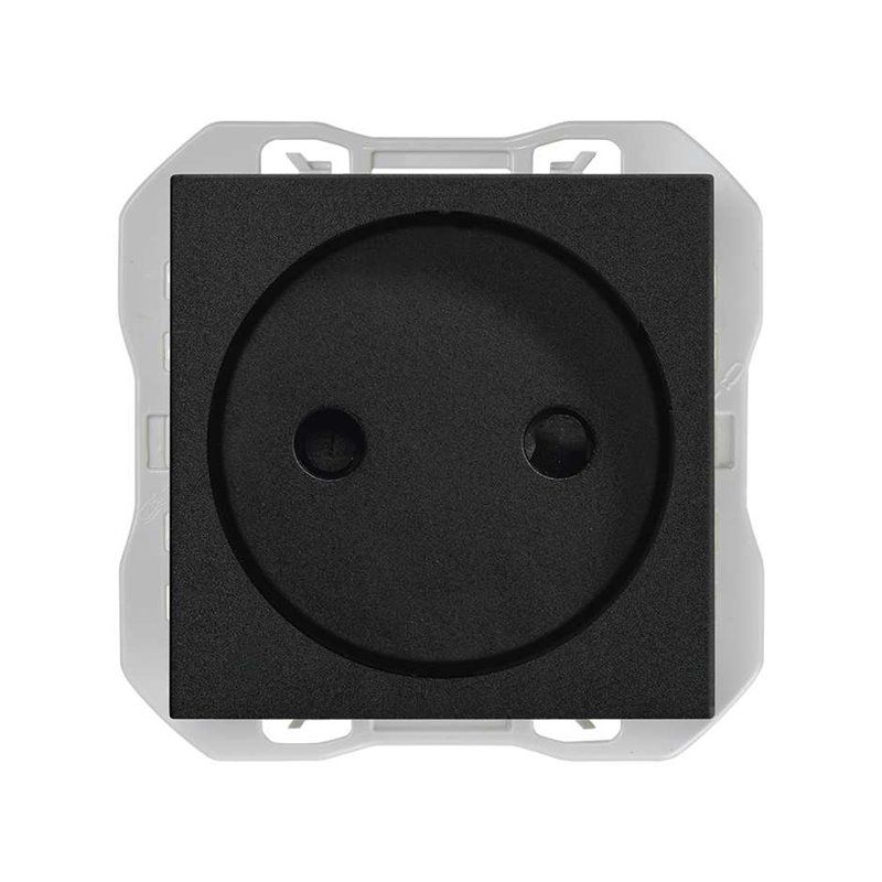 SIMON 270 | Matte black bipolar socket base 20000431-098