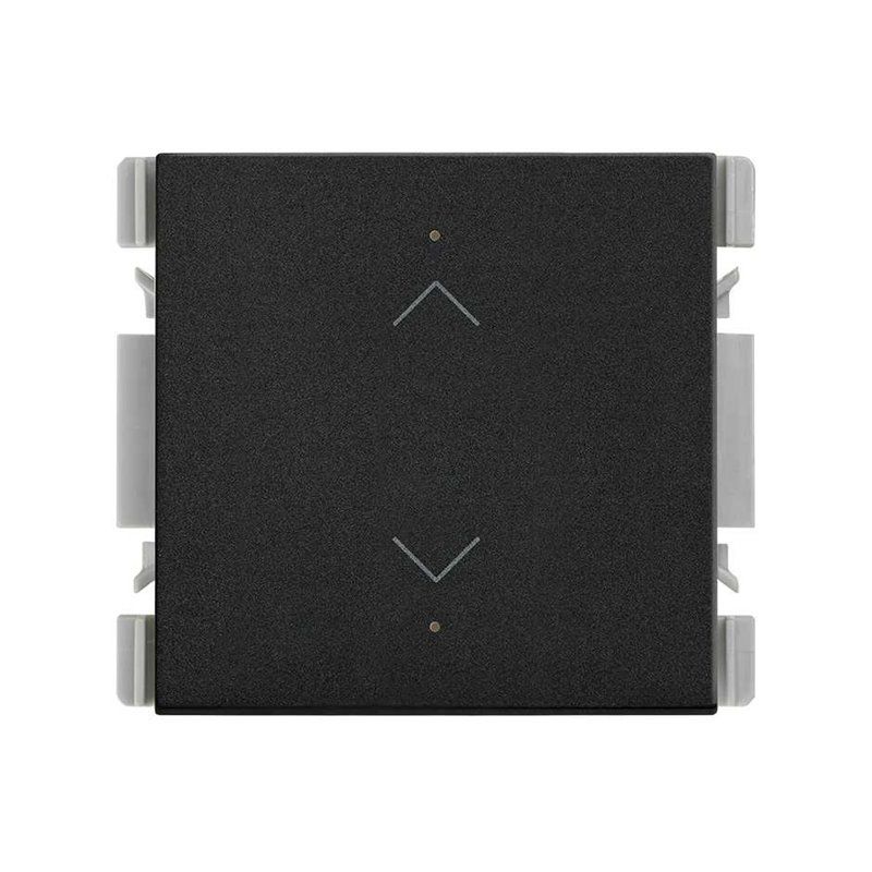 SIMON 270 | Interruptor persianas iO negro mate 21000333-098