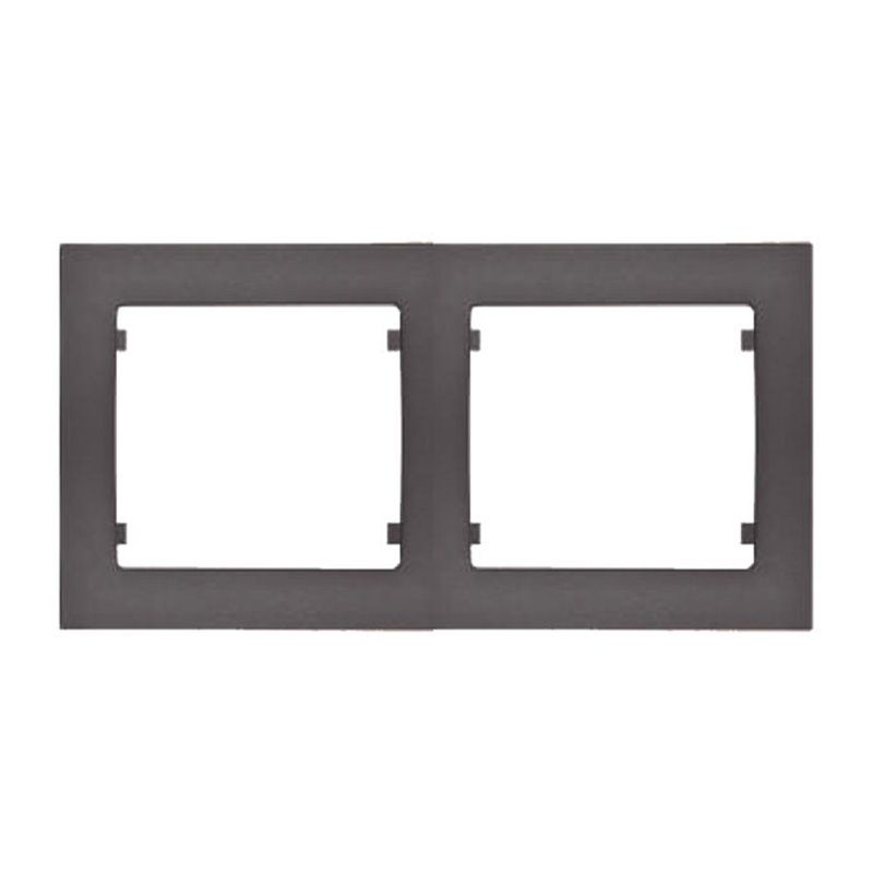 IRIS PLUS | Cornice 2 elementi orizzontali antracite cosso BJC 18012-AC