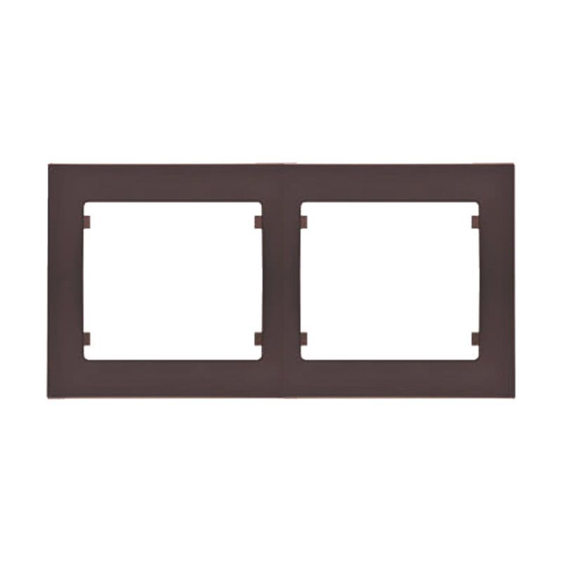 IRIS PLUS | Cornice 2 elementi orizzontali cioccolato BJC 18012-CH