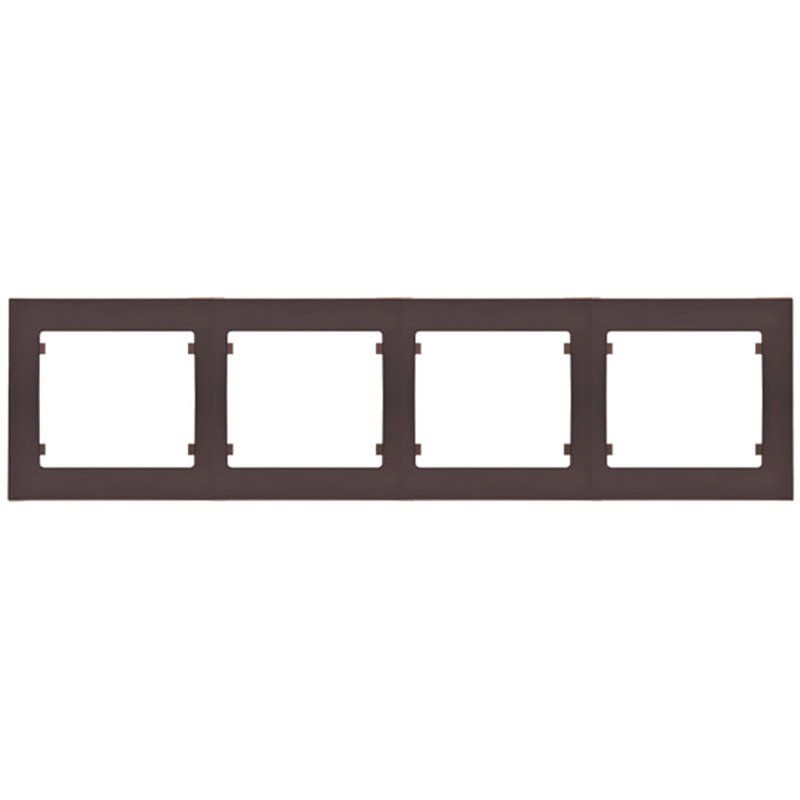 IRIS PLUS | Frame 4 horizontal elements chocolate BJC 18014-CH