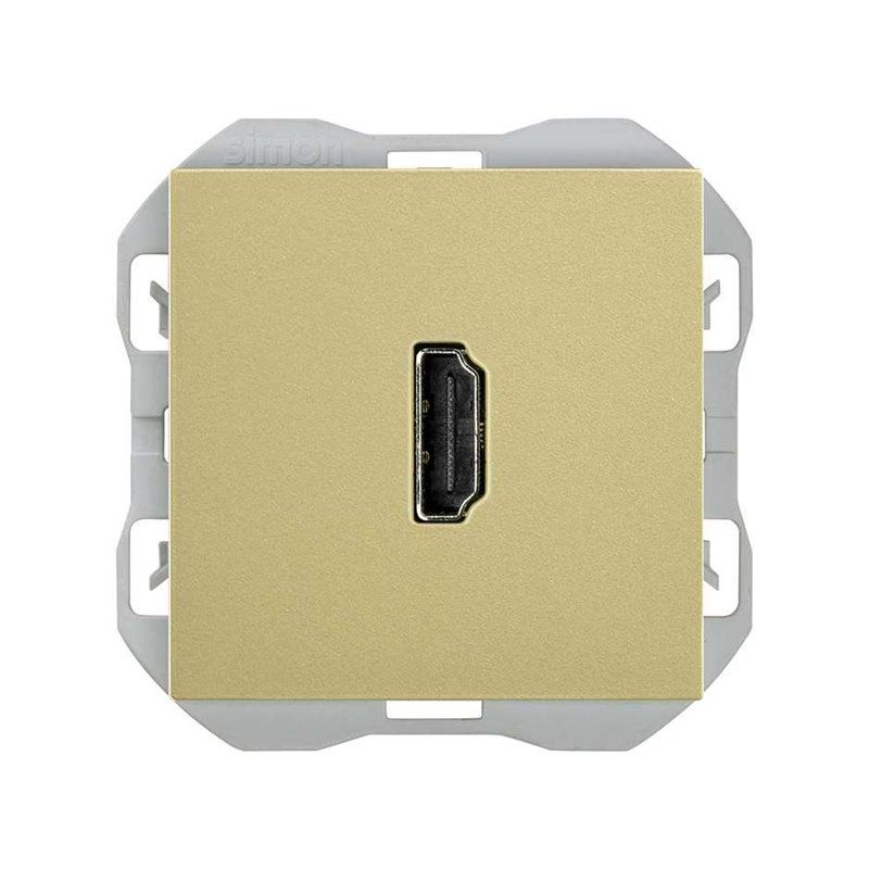 SIMON 270 | Conector HDMI H-H bronce 20000094-097