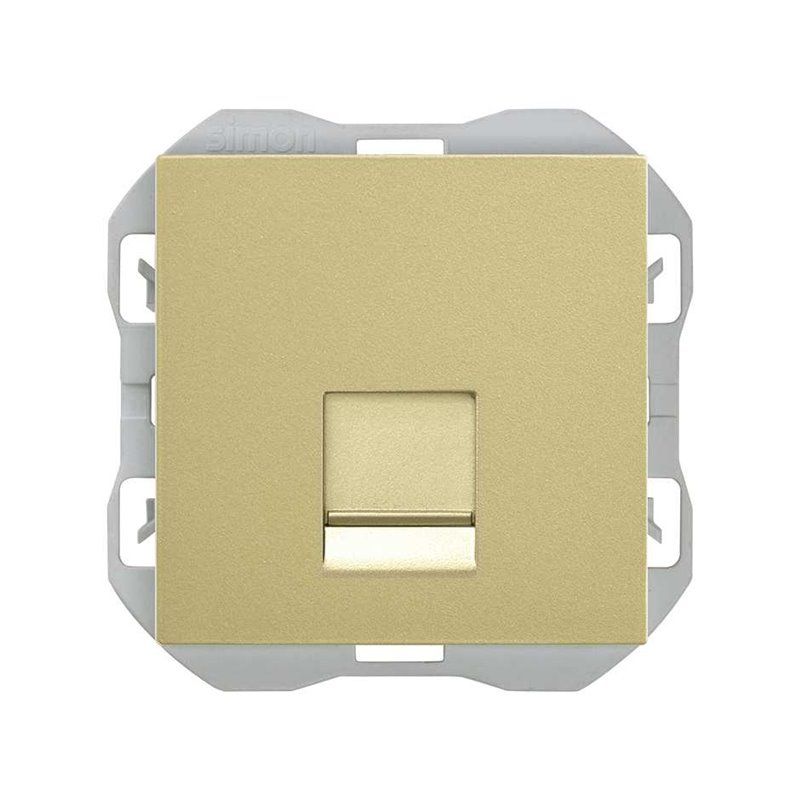 SIMON 270 | Tapa RJ45 con conector bronce 20000187-097