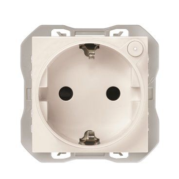 SIMON 270 | Base de enchufe schuko iO blanco 21000432-090