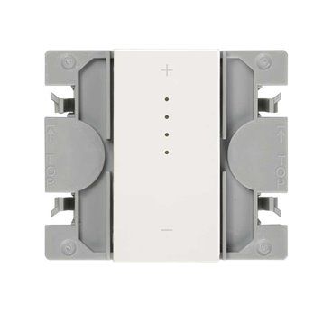 SIMON 270 | Commutateur dimmable iO CF 3H iO avec bouton étroit blanc 21001321-090