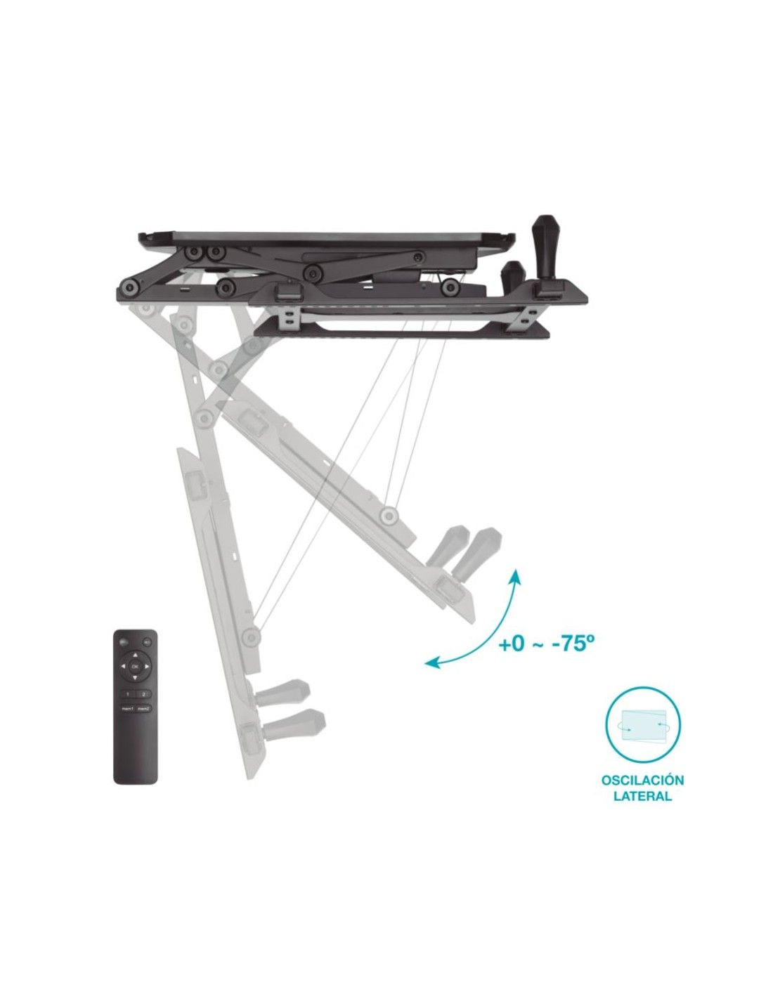 Soporte techo para TV motorizado 32 - 70