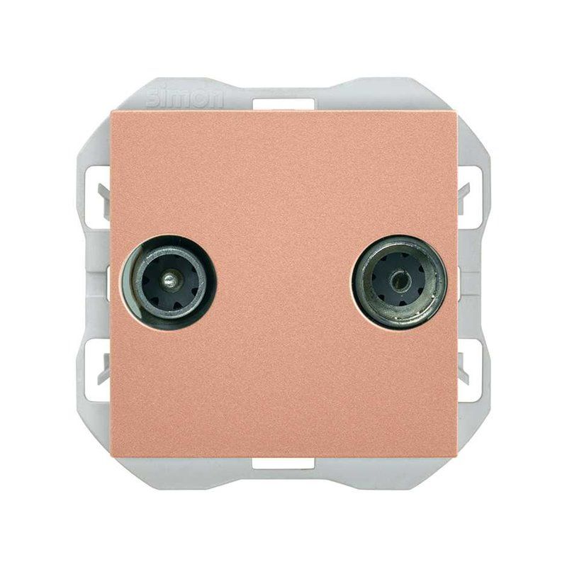 SIMON 270 | R-TV + SAT single copper socket 20000486-091