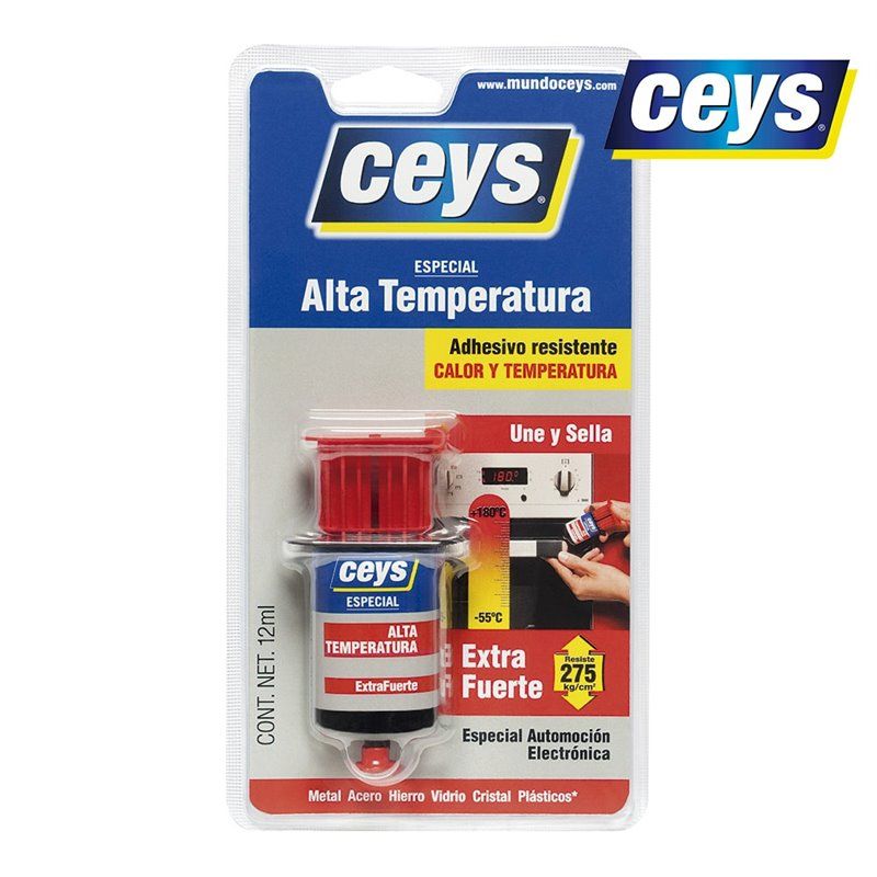 Adhesivo especial altas temperaturas Ceys 12 ml
