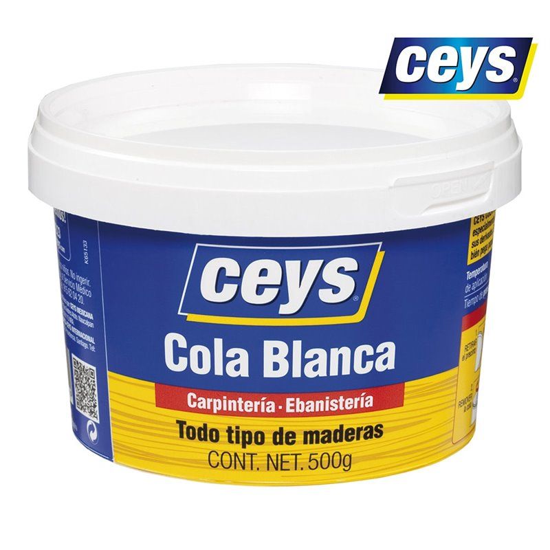 CEYS COLA BLANCA MADERA BOTE 1/2KG 501703