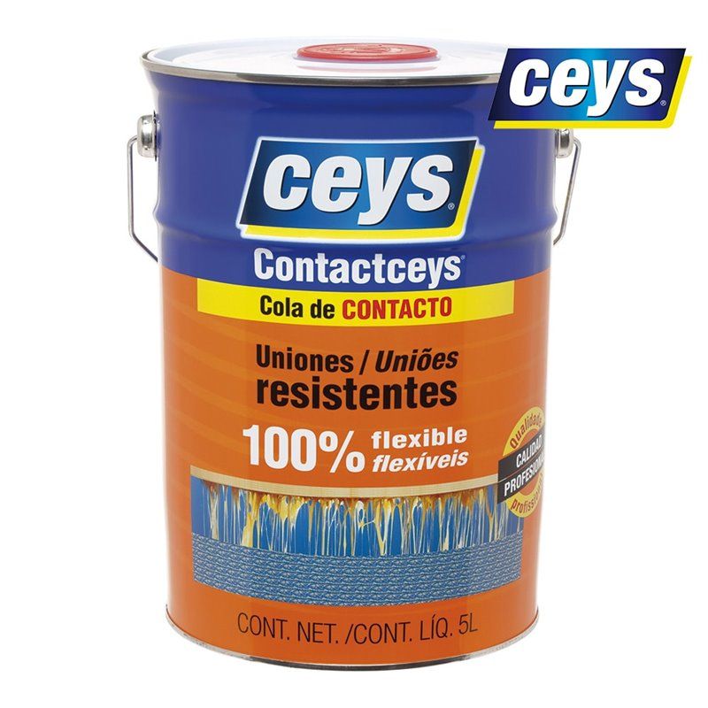 Adesivo de contato industrial CEYS - lata de alta capacidade 5L 503408