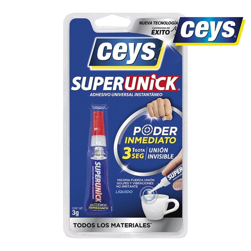 Adesivo Instantâneo CEYS UltraUnick - Potência Imediata 3g 504038